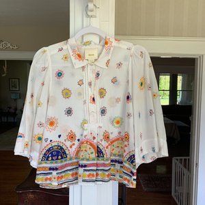 Anthropologie Maeve Swing Top